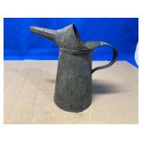 Vintage Quart Galvanized Oil Can Spout & Handle