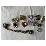 Costume Jewelry Brooch Pins