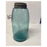 Mason's 1/2 Gal 1858 Canning Fruit Jar w/ Zinc lid