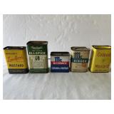 Vintage Spice Tins