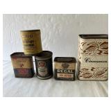 Vintage Spice Tins