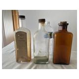 3 Vintage Bottles