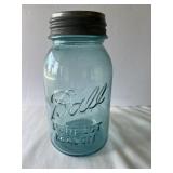 QT Blue Ball Perfect Mason Canning Jar