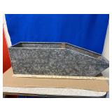 Large Vintage Galvanized Bin 28' x 7' x 9'
