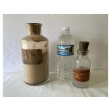 2 Pharmacy Medicine Bottles