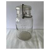 Vintage Hocking Lighting Canning Jar w/ Wire Bail