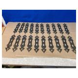 (20) Brass Drawer Pull Back Plates