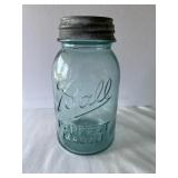 QT Blue Ball Perfect Mason Canning Jar