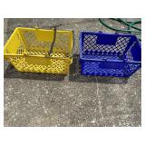 (2) Carrying Store Baskets