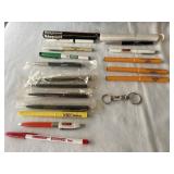 Lot of Advertising Trucking Pens & Key Chain