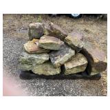 Pallet of Sandstone Rock Great for Flower Beds