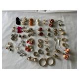 Costume Jewelry Earrings Screwback & Clip On
