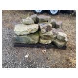 Pallet of Sandstone Rock Great for Flower Beds