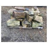 Pallet of Sandstone Rock Great for Flower Beds