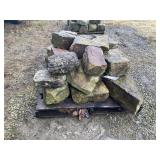 Pallet of Sandstone Rock Great for Flower Beds