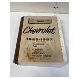 Chevrolet 1929-1957 Parts & Accessory Catalog