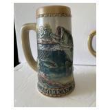 Angler Series Large Mouth Bass Beer Stein