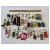 Lot of Various Key Chains