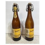2 Lï¿½wenbrï¿½u Grafenwohr Vollbier Hell Beer Bottles