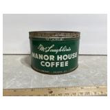 McLaughlinï¿½s Manor House Coffee Tin