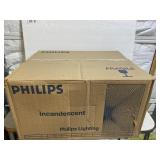 Box of 60 Philips Incandescent Light Bulbs
