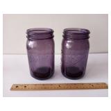 2 Quart Purple Canning Jars