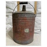 Vintage Red 5 gal Gasoline Can