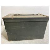 Vintage Military Ammo Box Can