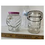 Foster Sealfast Pint & Kraft Dinosaur Jelly Jars
