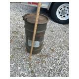Smaller Barrel with Lid & Ring