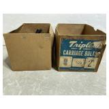 7 Pounds 3/8' x 2' Carriage Bolts