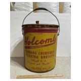Vintage Holcomb 5 gal Can Indianapolis IN