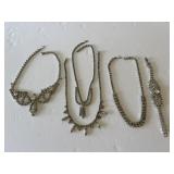 Rhinestone Jewelry Necklaces & Bracelet