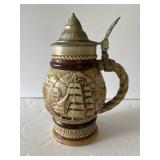 1977 Avon 'Tall Ships' lidded Beer Stein