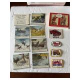 Misc Coca Cola Cards Ink Blotters Patches