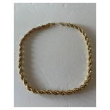 Nice Napier Twisted Rope Necklace