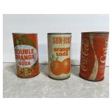 Soda Pop Cans Coke Sun-Rise Double Orange