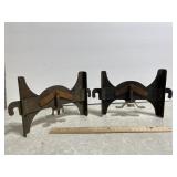 Pr Vintage Headboard Footboard Display Brackets