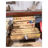 2 tackle boxes and contents