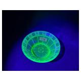 Jeanette uranium glass bowl
