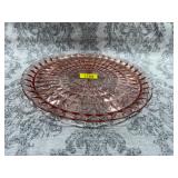 Jeanette Windsor depression glass platter