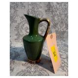 Miniature green pitcher/vase