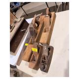 Set of 4 ANTIQUE wood planes