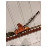 Antique metal model crane toy