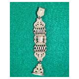 14k? Antique watch clasp and chain. Estate piece