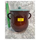 Redwing ï¿½Village greenï¿½ bean pot w/lid
