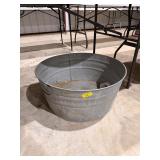 No.3 galvanized wash tub