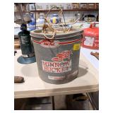 Vintage minnow bucket