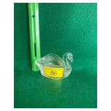 L.E Smith swan console bowl