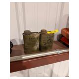 2 cans of military gun bore cleaner-full